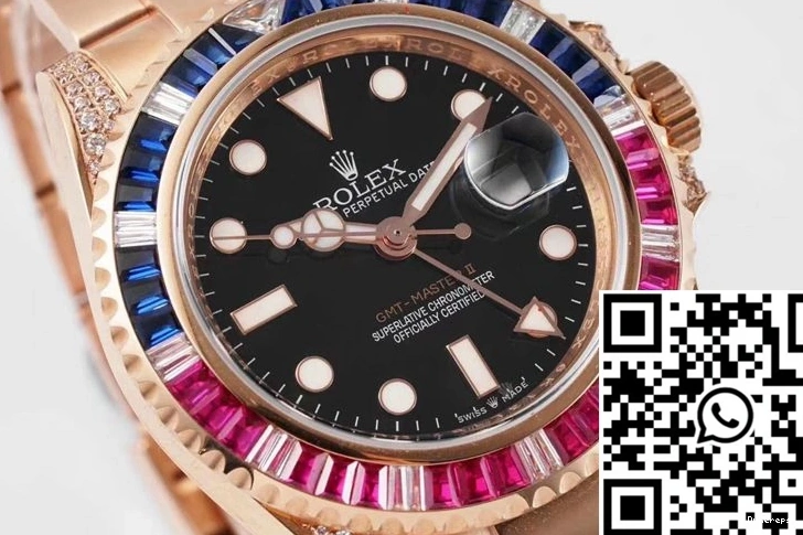 116759 Gold ROF Rolex II Rose GMT Factory SAru Master 0101